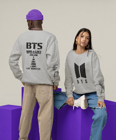 BTS OT7 Sweater (Grey)